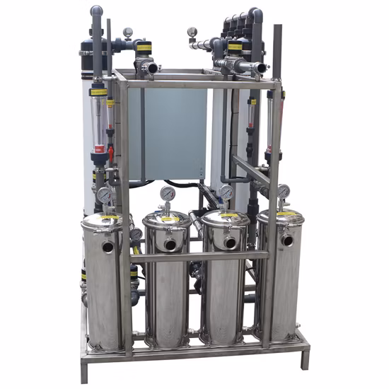 Equipamento de tratamento de água RO purificador de dessalinização de água do mar